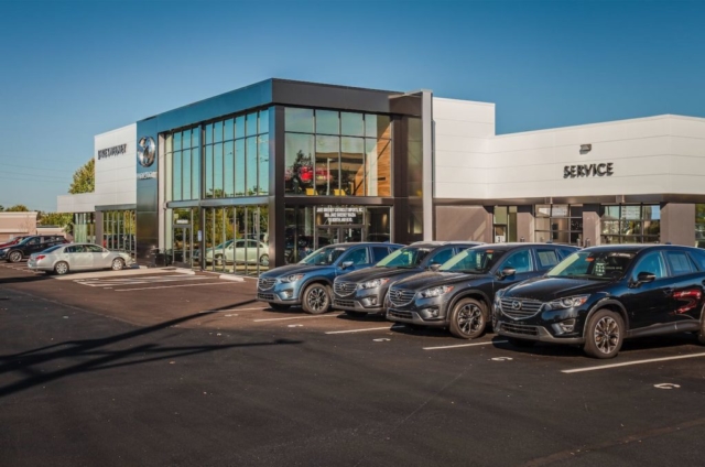 Jake Sweeney Mazda exterior construction