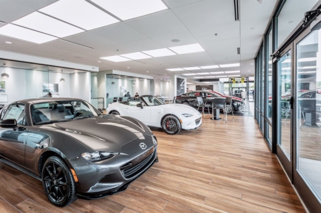 Jake Sweeney Mazda interior construction by CCC