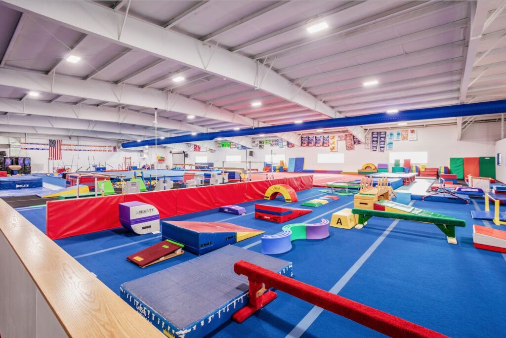 Interior of The Gymnastics Center