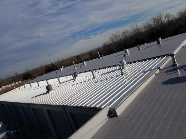 photo of new metal reroof