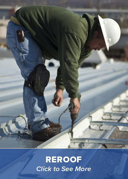 photo of reroofing project