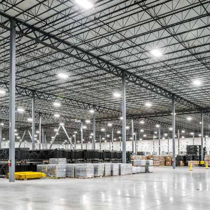 Photo of DHL warehouse interior