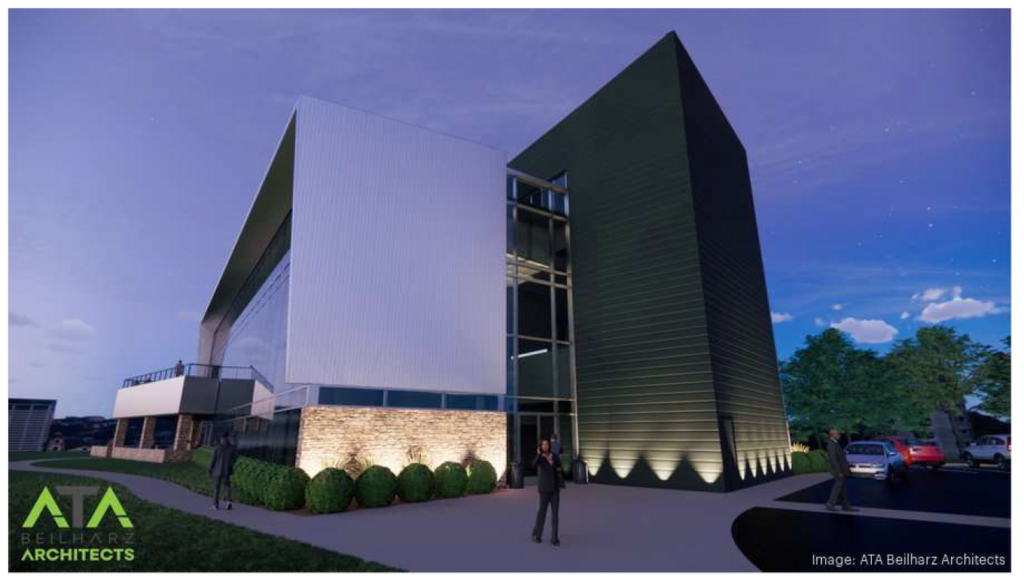 rendering of the new Blue Line Foundation facility